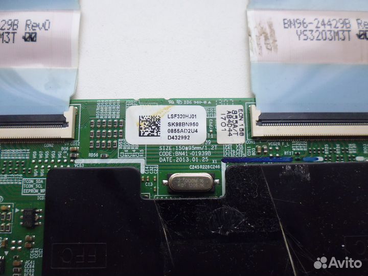 T-con BN41-01939B от Samsung UE32F6400AK+шлейфы