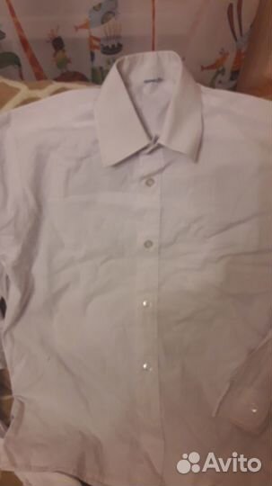 Рубашки бел, сер 128-134, Солнеч