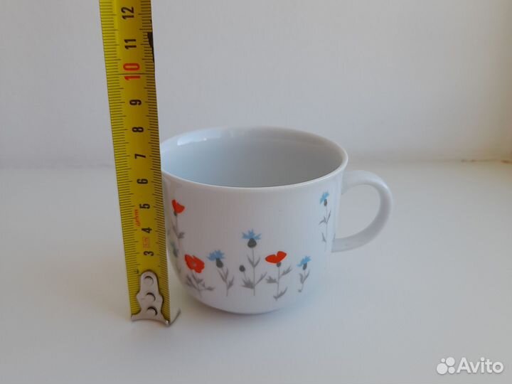 Чайно-кофейная пара фарфор SEP ГДР 3 шт