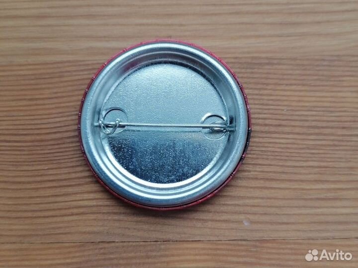 Значок Щит Капитан Америка металл, 4 см