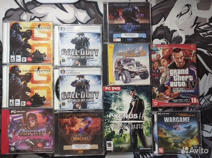 Игровые диски на пк