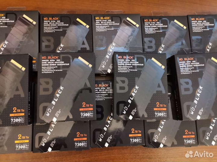 2TB WD SN850X SSD с радиатором, для Playstation 5