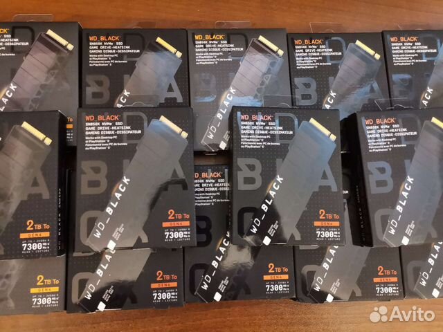 2TB WD SN850X SSD с радиатором, для Playstation 5