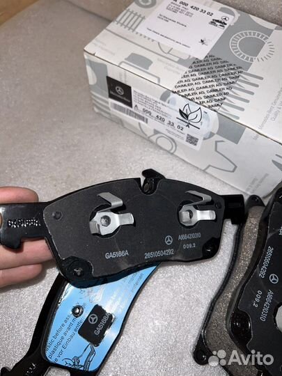 Колодки передние Mercedes GLE от 2016 C292 GL W166