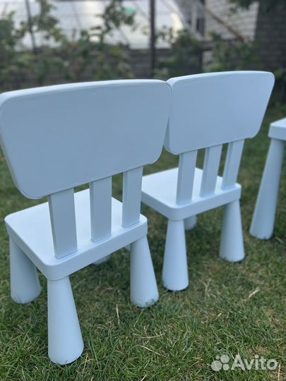 Стол IKEA маммут +2 стула