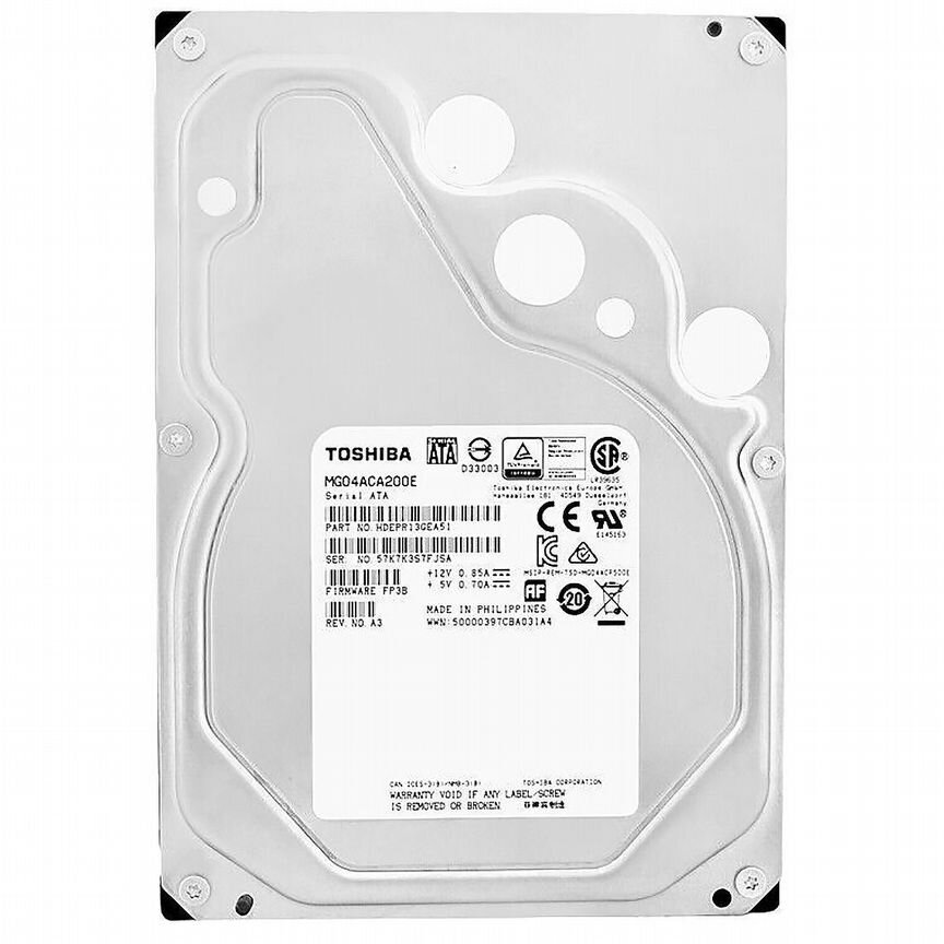 [MG04ACA200E] Жесткий Диск Toshiba 2tb Sata3 3,5" Mg04aca200e