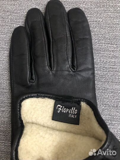 Перчатки женские кожаные
