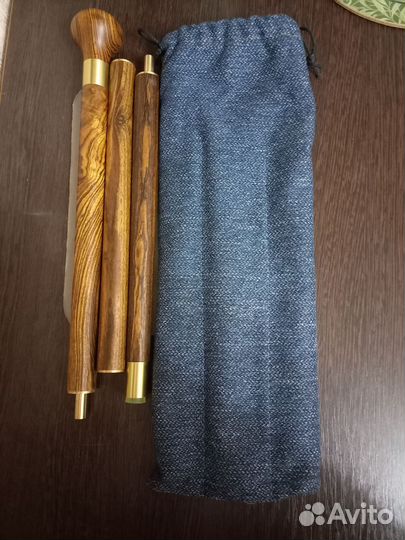 Трость деревянная разборная для ходьбы