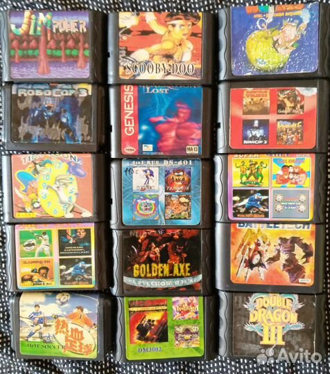 Картриджи sega