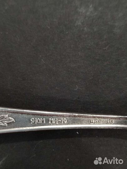 Ложки СССР разные. Мельхиор. Серебро