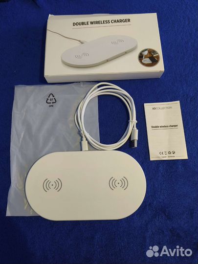Новая беспроводная зарядка на 2 смартфона
