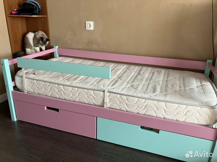Детская кровать+ матрас