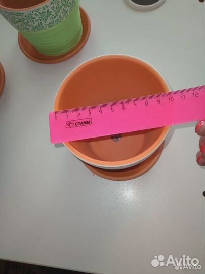 Цветочные керамические горшки