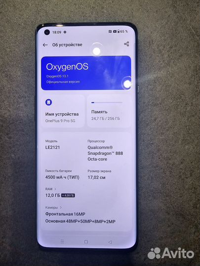 OnePlus 9 Pro, 12/256 ГБ