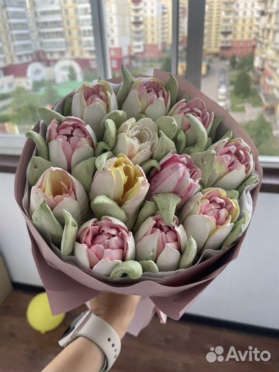 Зефирные тюльпаны