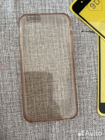 2 стекла и чехол iPhone 6/6s