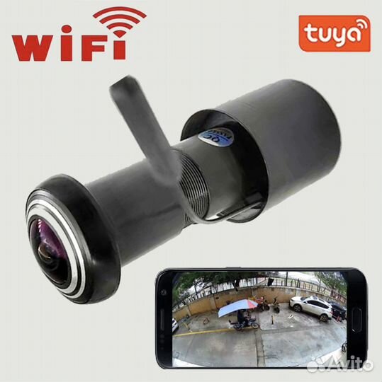 Дверной глазок с широкоугольным объективом 1080P