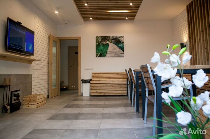 Русская баня на дровах