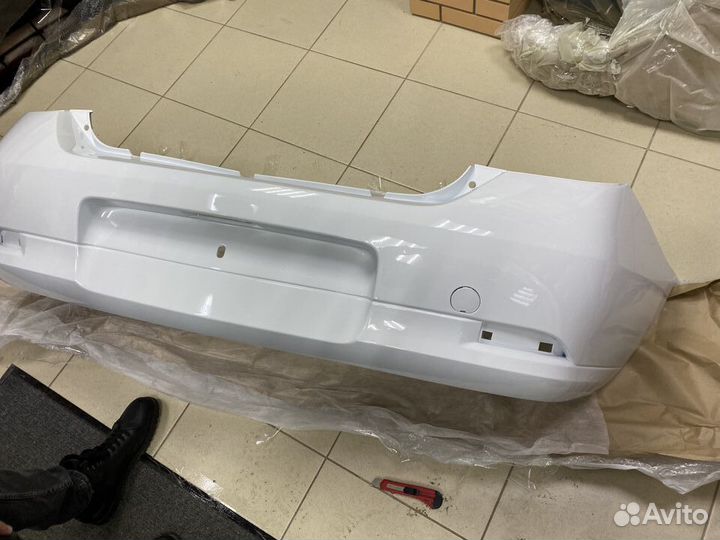 Бампер задний Рено Логан 2014- цвет 369