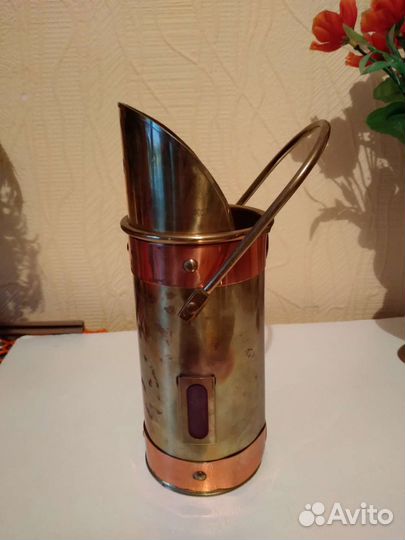 Зольник медный винтажный