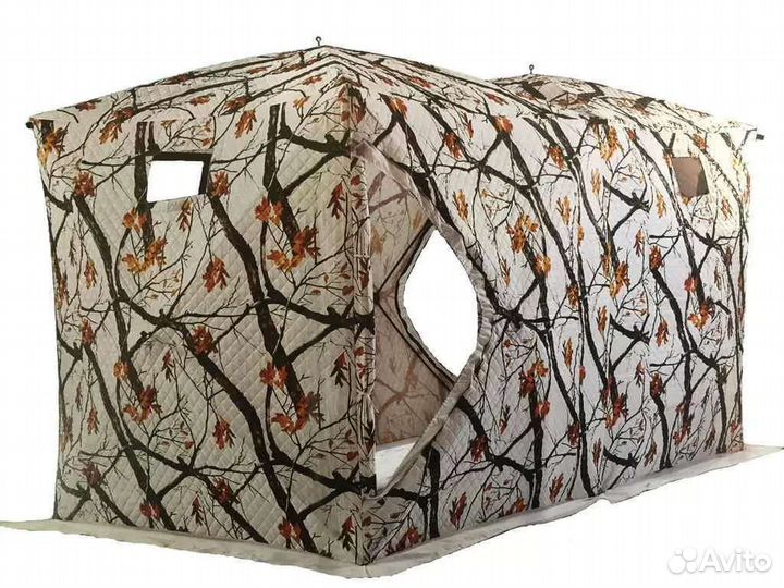 Палатка зимняя двойной куб 360*180*205см (3603)