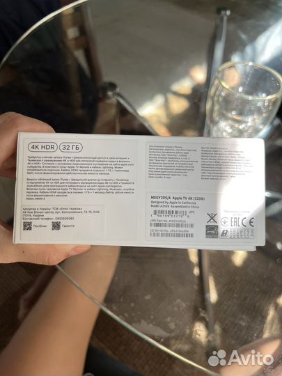 Тв приставка Apple TV 4k 32GB, модель А2169