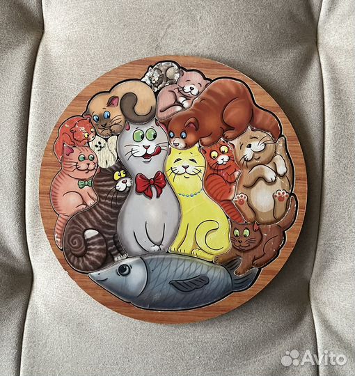 Деревянные пазлы для малышей