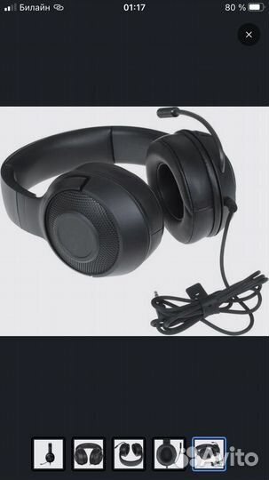 Наушники проводные Razer Kraken X Lite смикрофоном