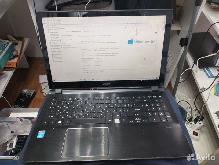 Ноутбук Acer Aspire V7 256GB SSD M2/8GB Ram