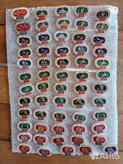 Значки олимпиада 80