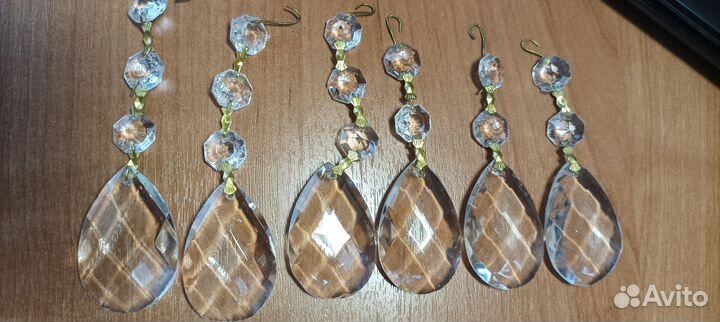 Хрустальные подвесы, Бра без плафона