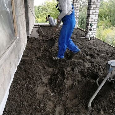 Полусухая стяжка пола «под ключ»