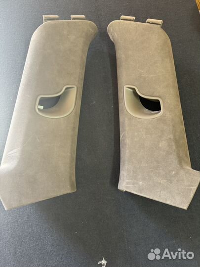 Задняя обшивка стойки порше каен 958 алькантара