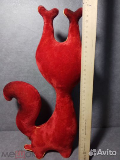 Игрушки СССР/Белка надувная флок/ каталка