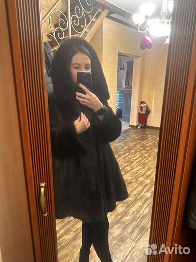 Шуба норковая 42 44 бу