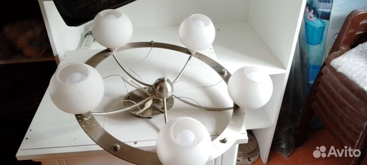 Люстра потолочная бу