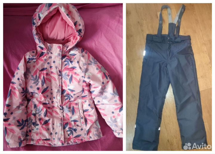Куртка и брюки для девочки демисезонные
