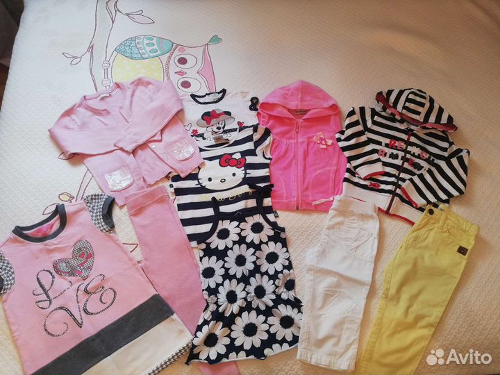 Детская одежда пакетом на девочку 2-3 года