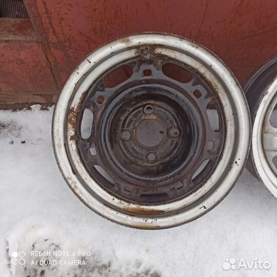 Диски стальные р14 4*100 ет38 цо 57.1 2шт