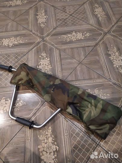 Ледобур титановый бу 130,на три ножа