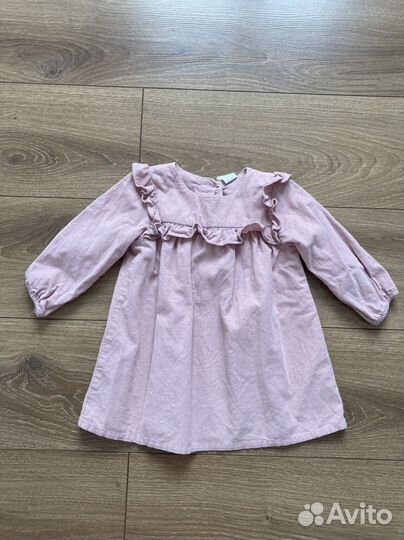 Платье для девочки hm zara 80-86