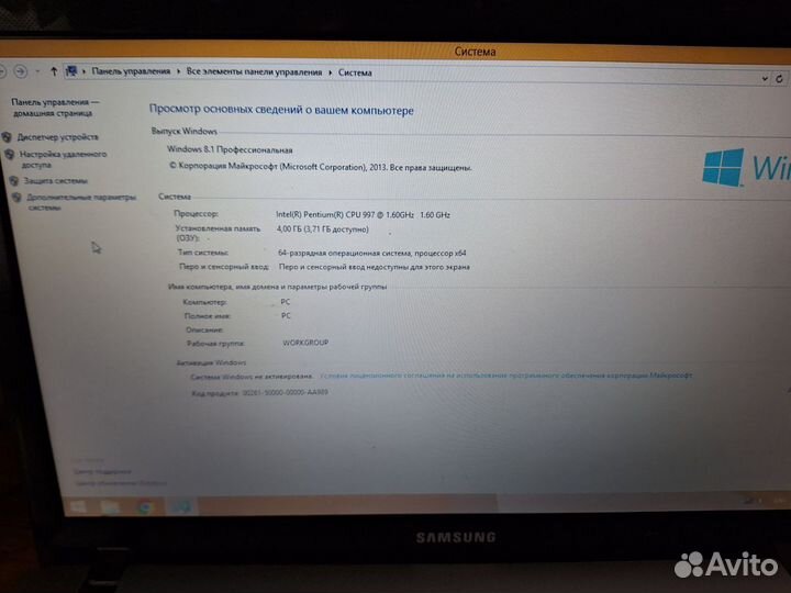 Ноутбук Samsung np300е5v