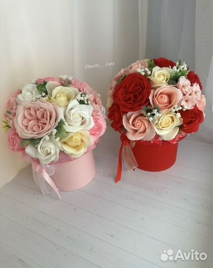 Букет из мыльных цветов