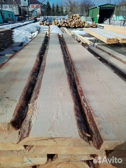 Доска столярная сухая необрезная сосна
