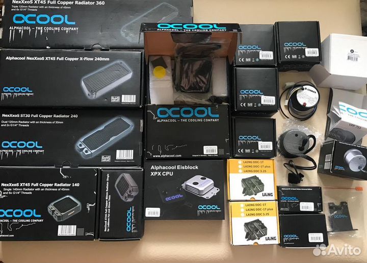 Alphacool Радиаторы. Вентиляторы