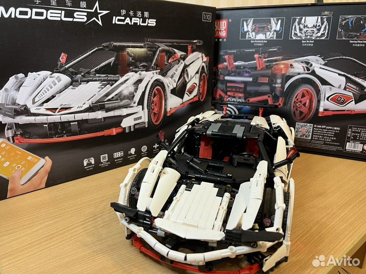 Конструктор(Lego) спорткар радиоуправляемая модель