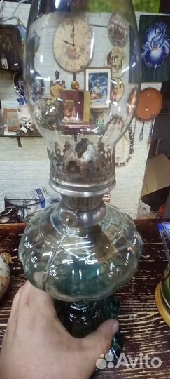 Керосинка стеклянная люкс