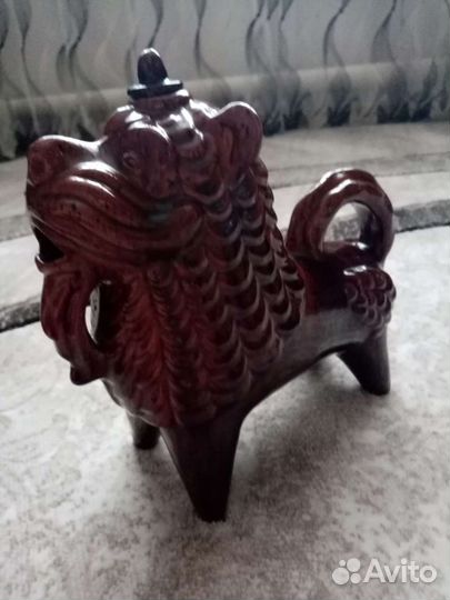 Лев керамический