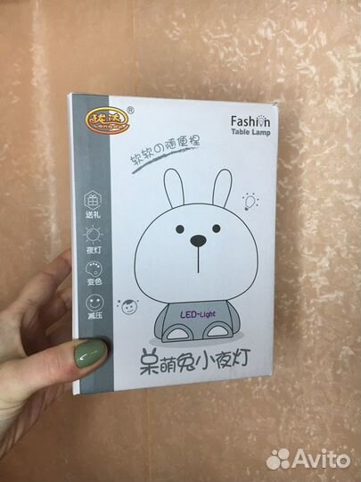 Силиконовый ночник Заяц