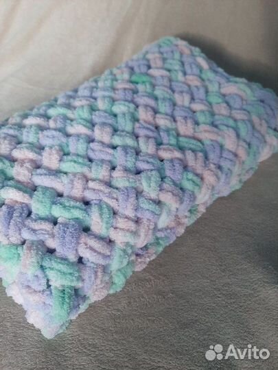 Плед детский плюшевый